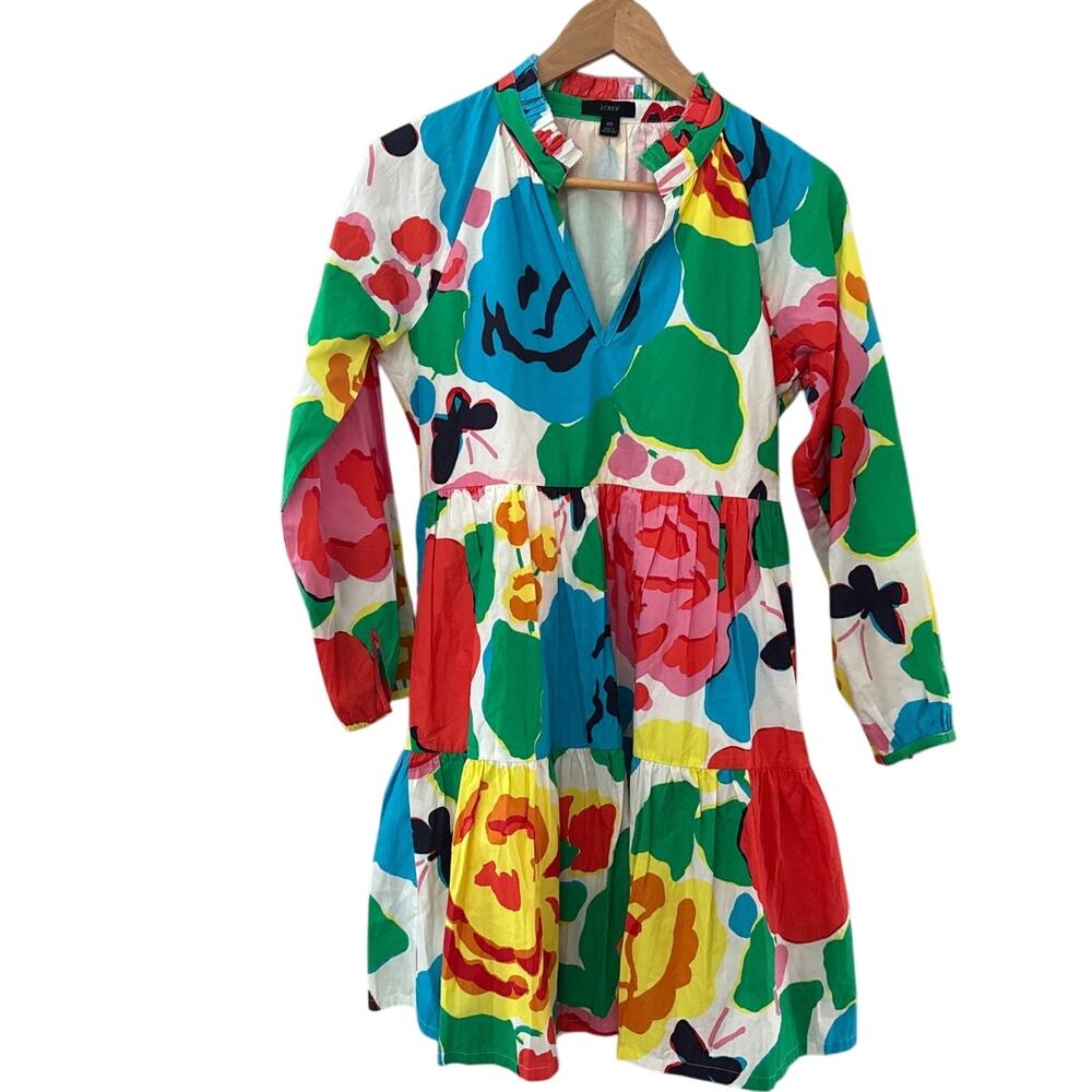 J. Crew Tiered Popover‎ Mini Dress in Ratti
Jardin Florals Pockets Size XS - Picture 4 of 13